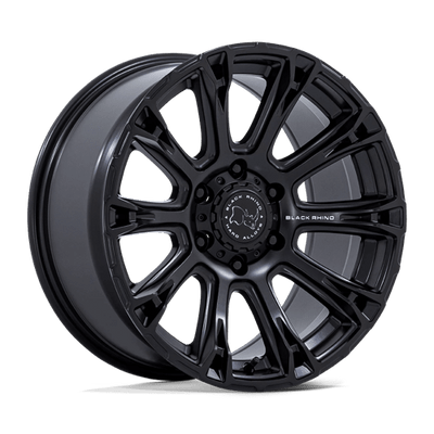 Black Rhino Hard Alloys BR020 DIAMONDBACK 18X9 MATTE BLACK