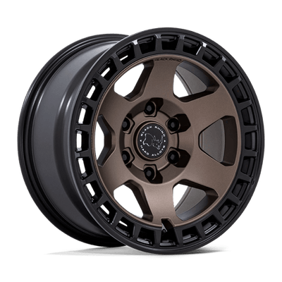 Black Rhino Hard Alloys BR022 BAHARI 17X9 BURNT BRONZE W/ MATTE BLACK LIP