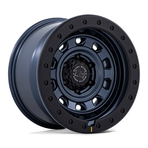 Black Rhino Hard Alloys BR023 XPLORER 17X9 METALLIC BLUE W/ BLACK ROCK GUARD