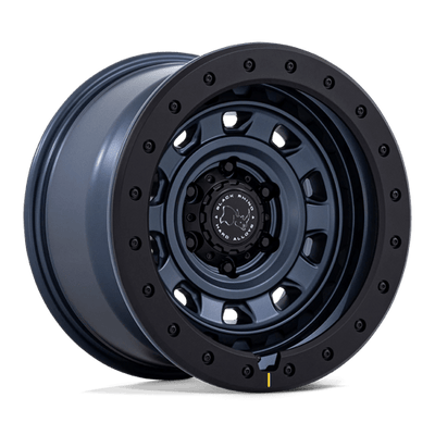 Black Rhino Hard Alloys BR023 XPLORER 17X9 METALLIC BLUE W/ BLACK ROCK GUARD