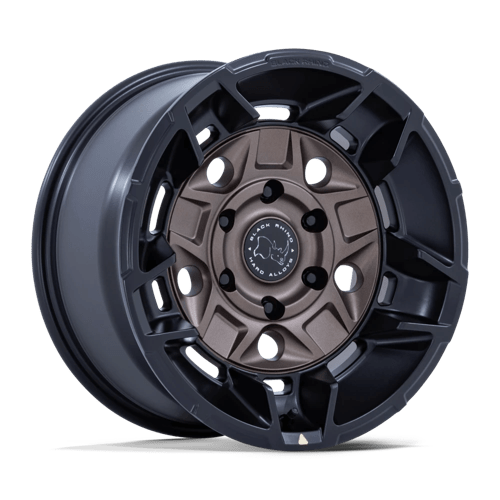 Black Rhino Hard Alloys BR028 GUARD 17X8.5 BURNT BRONZE W/ MATTE BLACK LIP