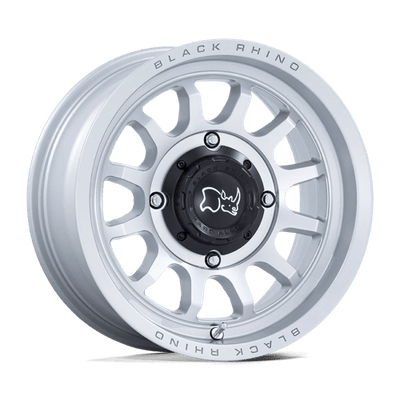 Black Rhino Hard Alloys - UTV RAPID UTV 14X7 HYPER SILVER W/ MACHINED FACE