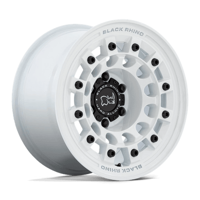 Black Rhino Hard Alloys FUJI 17X8 GLOSS WHITE