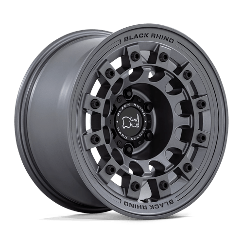 Black Rhino Hard Alloys FUJI 17X8 MATTE GUNMETAL