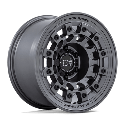 Black Rhino Hard Alloys FUJI 17X8 MATTE GUNMETAL