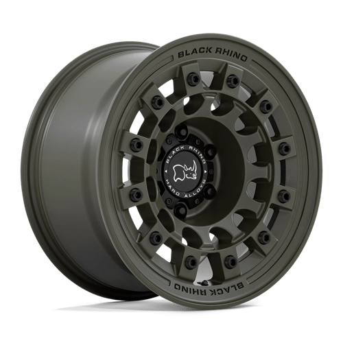 Black Rhino Hard Alloys FUJI 17X9 OLIVE DRAB GREEN