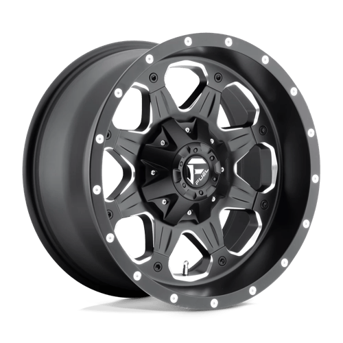 Fuel 1PC D534 BOOST 18X9 MATTE BLACK MILLED