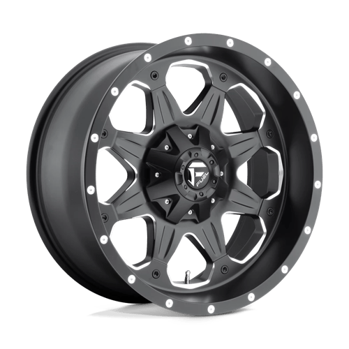 Fuel 1PC D534 BOOST 20X9 MATTE BLACK MILLED