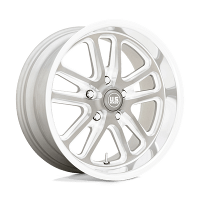 US Mag 1PC U130 BULLET 18X8 TEXTURED GUN METAL W/ MILLED EDGES