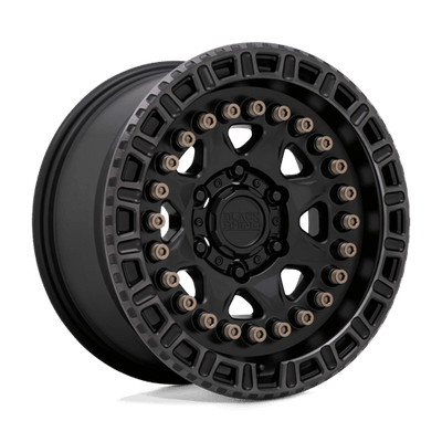 Black Rhino Hard Alloys CARBINE 20X9 MATTE BLACK W/ MACH TINT RING