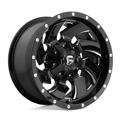 Fuel 1PC D574 CLEAVER 17X9 GLOSS BLACK MILLED