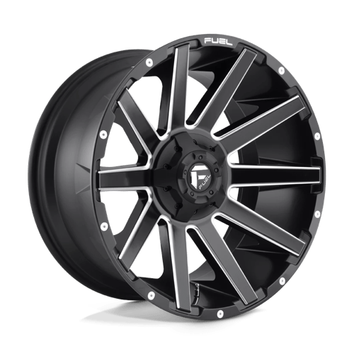 Fuel 1PC D616 CONTRA 20X9 MATTE BLACK MILLED