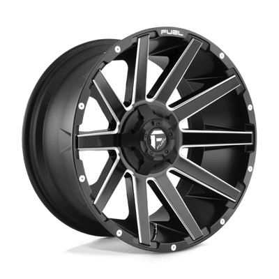 Fuel 1PC D616 CONTRA 20X9 MATTE BLACK MILLED