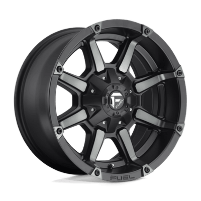 Fuel 1PC D556 COUPLER 18X9 MATTE BLACK DOUBLE DARK TINT