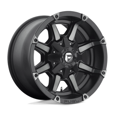 Fuel 1PC D556 COUPLER 17X9 MATTE BLACK DOUBLE DARK TINT