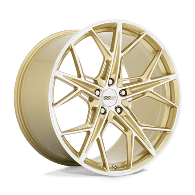Cray HAMMERHEAD 22X12 GLOSS GOLD W/ MIRROR CUT FACE