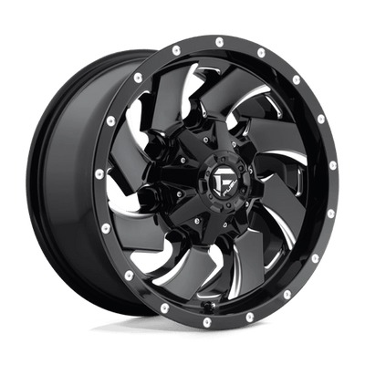 Fuel 1PC D574 CLEAVER 18X9 GLOSS BLACK MILLED