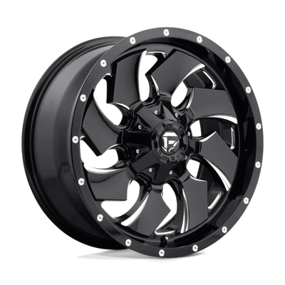 Fuel 1PC D574 CLEAVER 20X9 GLOSS BLACK MILLED