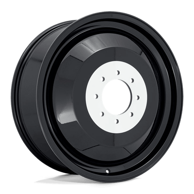 Fuel 1PC D500 DUALLY INNER 24X8.25 GLOSS BLACK
