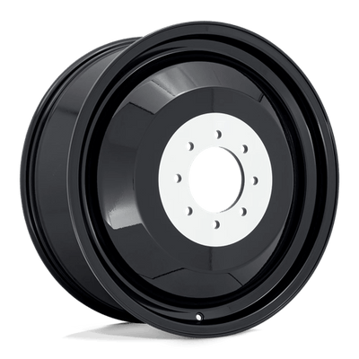 Fuel 1PC D500 DUALLY INNER 20X8.25 GLOSS BLACK