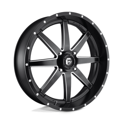Fuel UTV D538 MAVERICK 24X7 MATTE BLACK MILLED