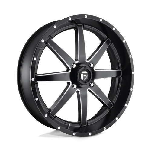 Fuel UTV D538 MAVERICK 24X7 MATTE BLACK MILLED