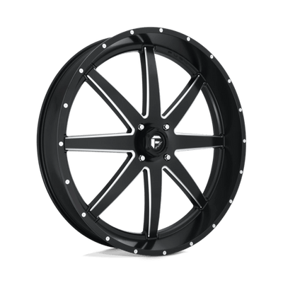 Fuel UTV D538 MAVERICK 30X6 MATTE BLACK MILLED