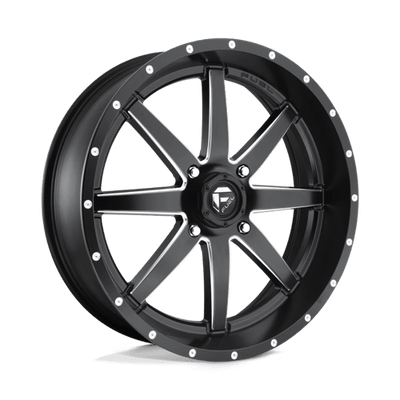 Fuel UTV D538 MAVERICK 16X7 MATTE BLACK MILLED