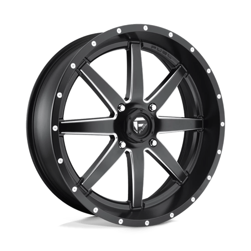 Fuel UTV D538 MAVERICK 16X7 MATTE BLACK MILLED