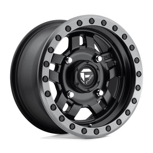 Fuel UTV D557 ANZA 15X7 MATTE BLACK GUN METAL RING