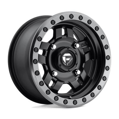 Fuel UTV D557 ANZA 15X7 MATTE BLACK GUN METAL RING