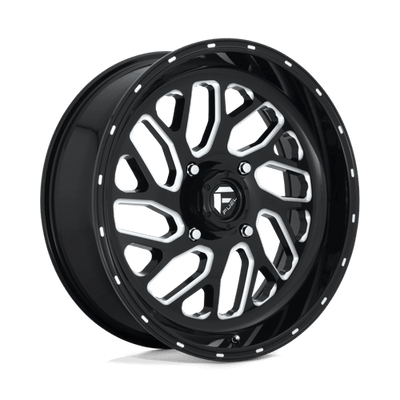 Fuel UTV D581 TRITON 20X7 GLOSS BLACK MILLED
