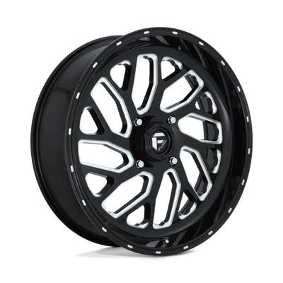 Fuel UTV D581 TRITON 22X7 GLOSS BLACK MILLED