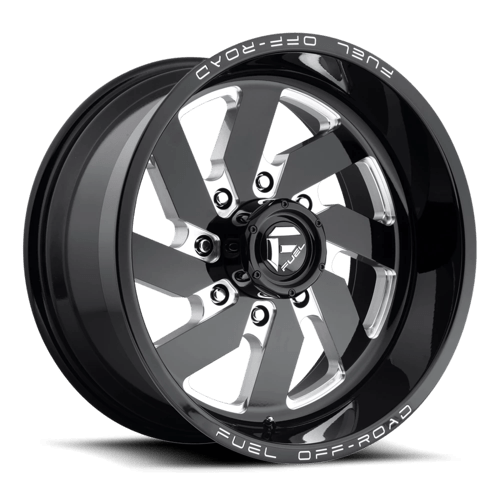 Fuel 1PC D582 TURBO 20X10 GLOSS BLACK MILLED