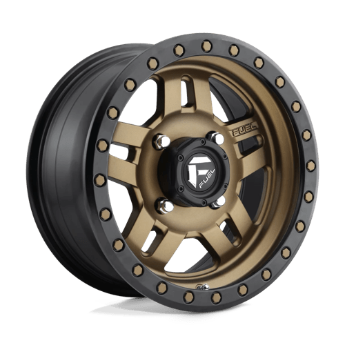 Fuel UTV D583 ANZA UTV 15X7 MATTE BRONZE BLACK BEAD RING