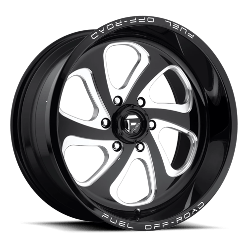 Fuel 1PC D587 FLOW 18X9 GLOSS BLACK MILLED