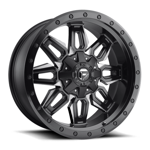 Fuel 1PC D591 NEUTRON 18X9 MATTE BLACK MILLED