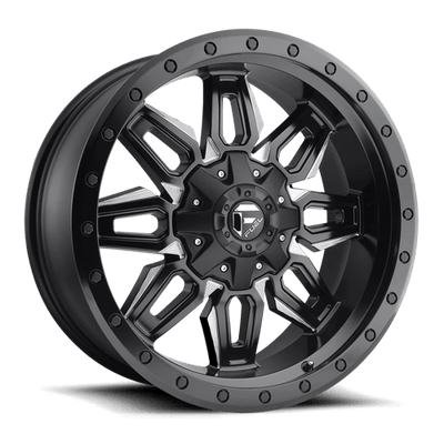Fuel 1PC D591 NEUTRON 20X9 MATTE BLACK MILLED