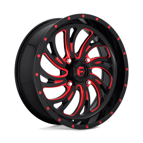 Fuel UTV D642 KOMPRESSOR UTV 20X7 GLOSS BLACK RED TINTED CLEAR