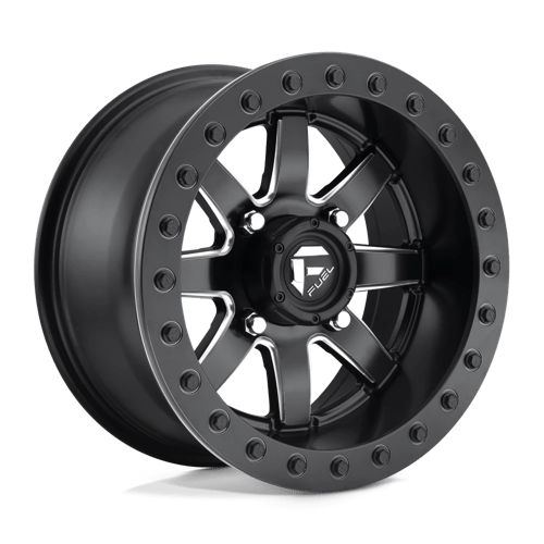 Fuel UTV D928 MAVERICK BEADLOCK 15X8 MATTE BLACK