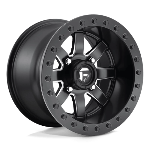 Fuel UTV D928 MAVERICK BEADLOCK 14X8 MATTE BLACK