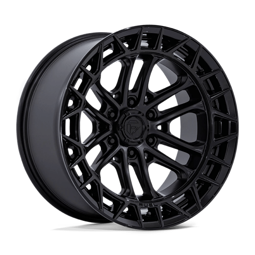 Fuel 1PC FC874 CELSIUS 17X9 MATTE BLACK W/ GLOSS BLACK LIP