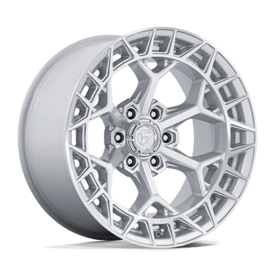 Fuel 1PC FC873 CHARGER 22X10 GLOSS SILVER W/ MACHINED FACE