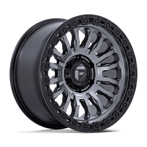 Fuel 1PC FC857 RINCON 20X9 MATTE GUNMETAL W/ M-BLACK LIP