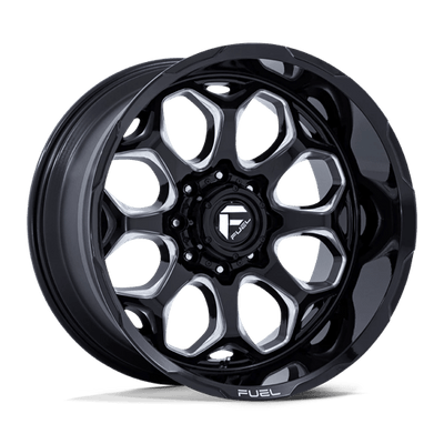 Fuel 1PC FC862 SCEPTER 20X10 GLOSS BLACK MILLED