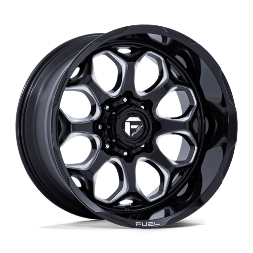 Fuel 1PC FC862 SCEPTER 22X10 GLOSS BLACK MILLED
