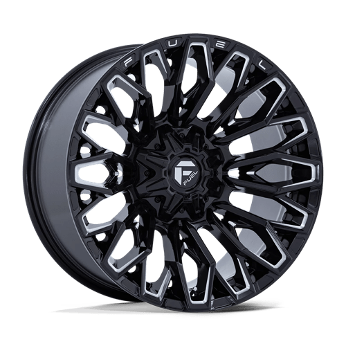 Fuel 1PC FC865 STRIKE 20X9 GLOSS BLACK MILLED