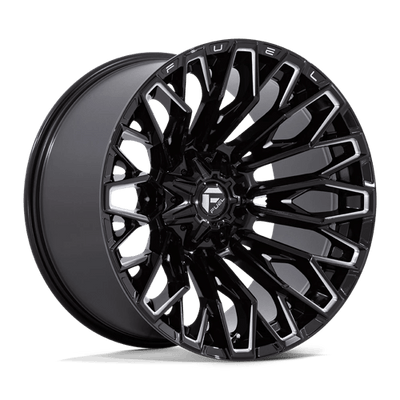 Fuel 1PC FC865 STRIKE 22X12 GLOSS BLACK MILLED