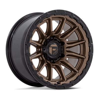 Fuel 1PC FC866 PISTON 17X9 MATTE BRONZE W/ GLOSS BLACK LIP