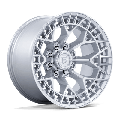 Fuel 1PC FC873 CHARGER 22X12 GLOSS SILVER W/ MACHINED FACE